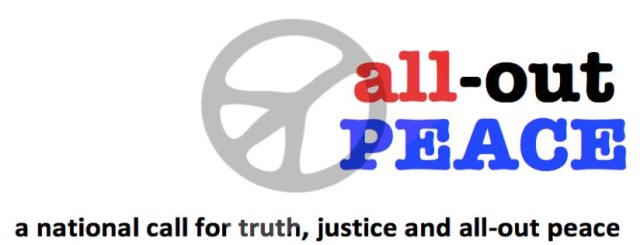 Davao Supports “ALL OUT PEACE” on The National Day of Healing