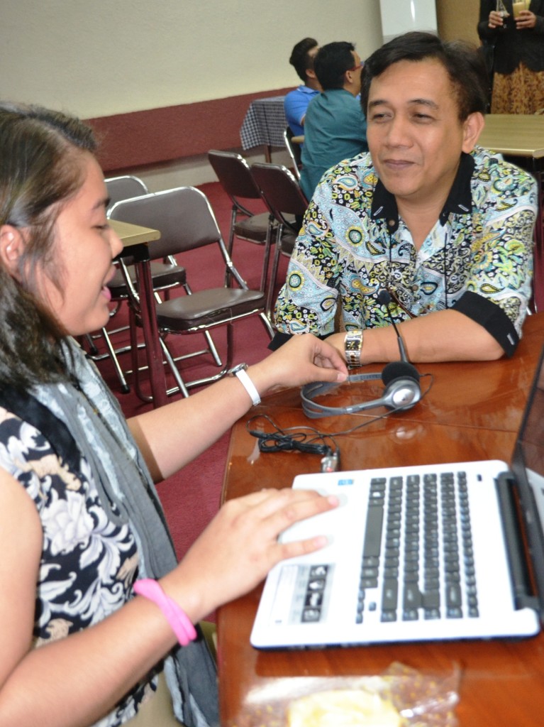 Mr. Mario Dela Cerna during his interview with Davao Egale Online