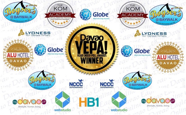 First Davao Year-End Poll Awards Winners