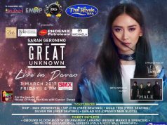Sarah Geronimo to Invade Davao Once More!