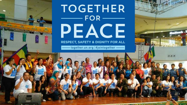 56 organizations #JoinTogether to celebrate the International Day of Peace at the Davao Peace Fair