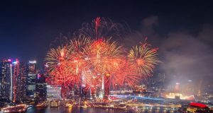 From Lee Kuan Yew’s Vision to Today’s Glory: Singapore at 60 | Majulah Singapura Image courtesy of ST PHOTO: Gavin Foo, captured during the 60th National Day Celebration of Singapore.